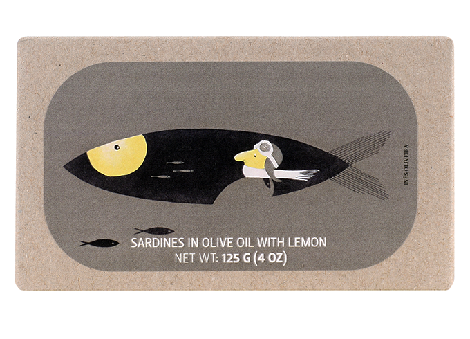 Sardinas en aceite de oliva con limón