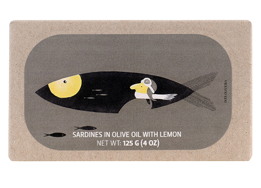 Sardinas en aceite de oliva con limón