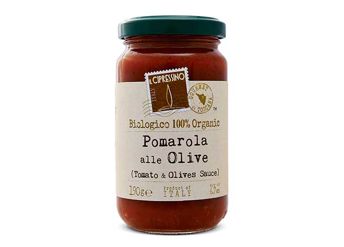 Organic Tomato & olives sauce
