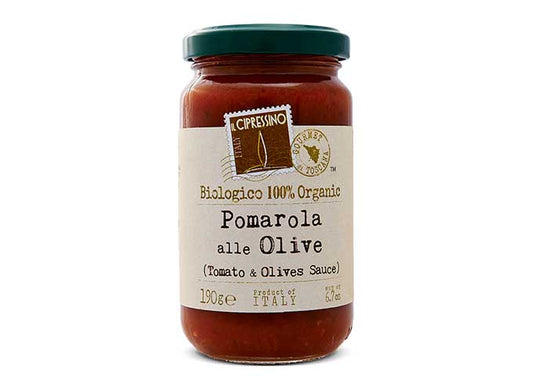 Salsa Pomarola con Aceitunas Bio