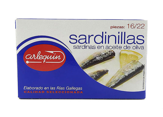 Small sardines in olive oil