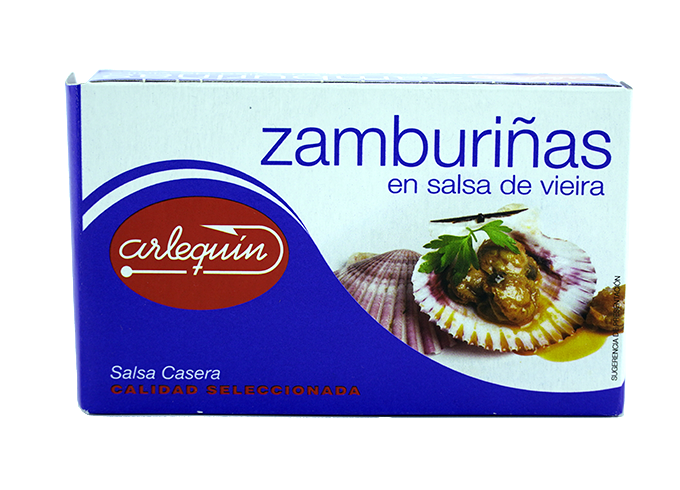 Zamburiñas en salsa de vieira